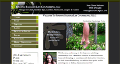 Desktop Screenshot of findingbalancelc.com